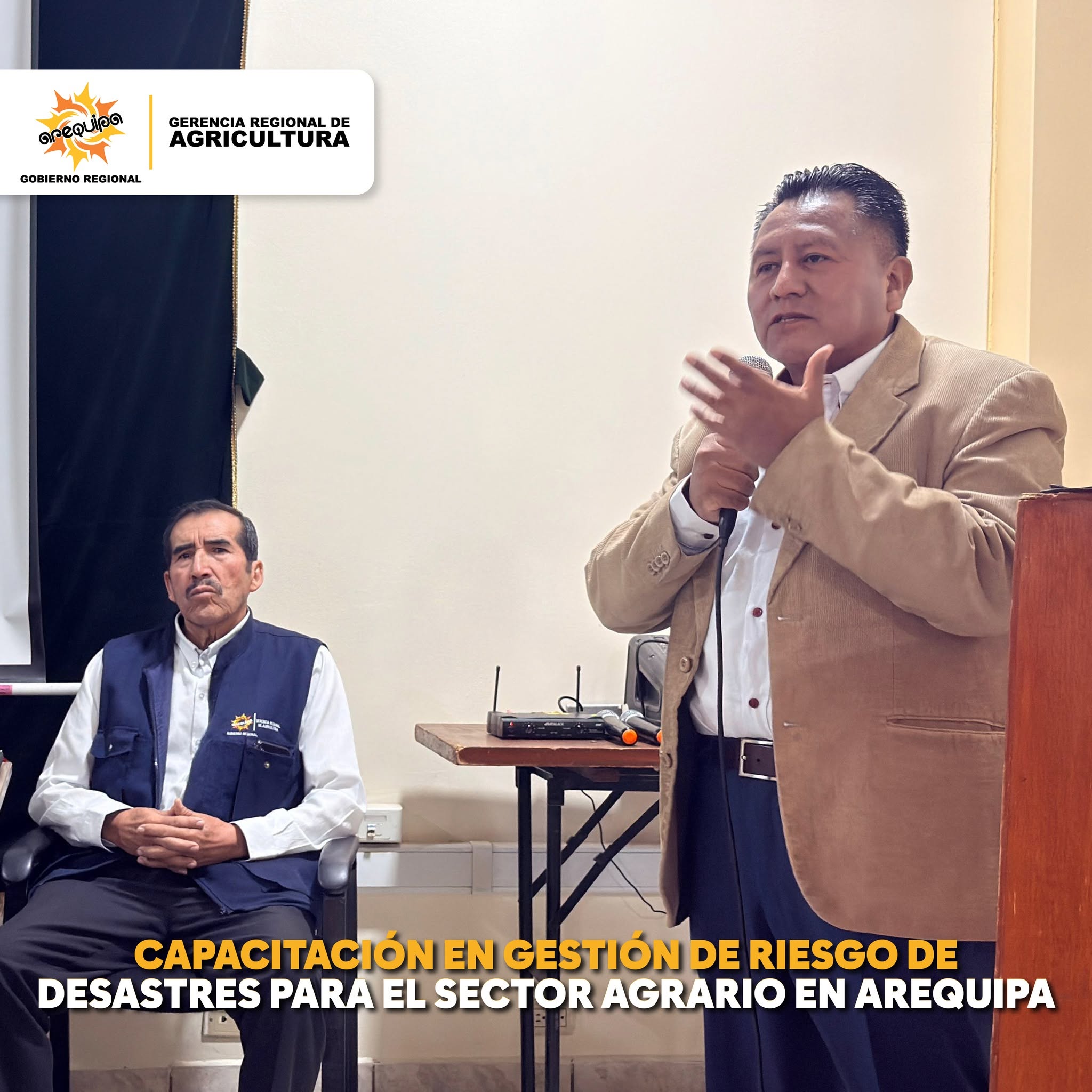 INICIAN CAPACITACIÓN EN GESTIÓN DE RIESGO DE DESASTRES PARA EL SECTOR AGRARIO EN AREQUIPA