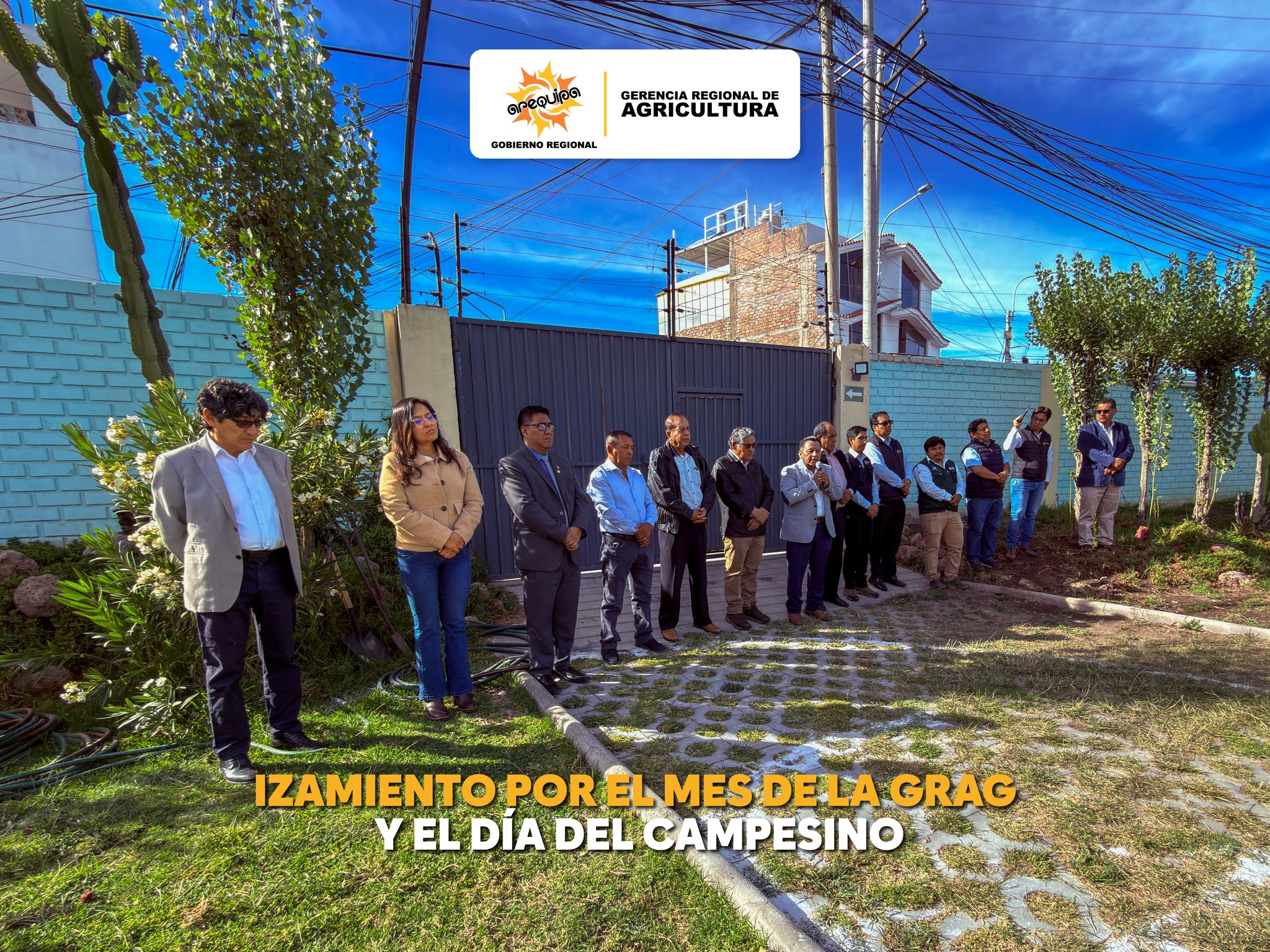 🌾IZAMIENTO POR EL MES DE LA GERENCIA REGIONAL DE AGRICULTURA Y EL DÍA DEL CAMPESINO🌾