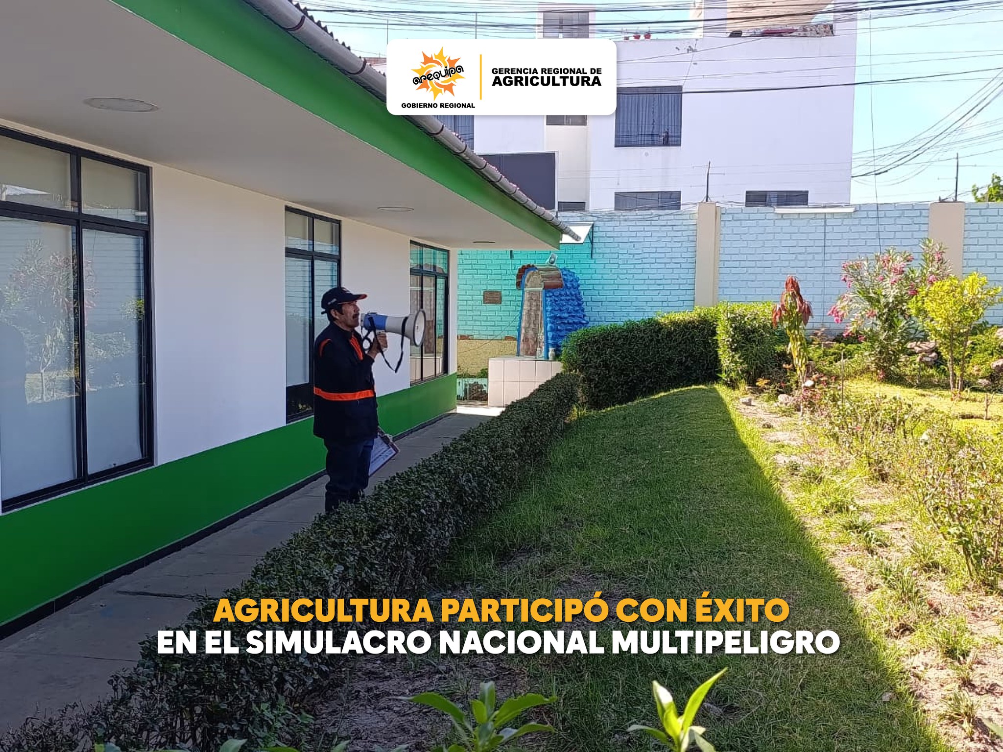 GERENCIA REGIONAL DE AGRICULTURA PARTICIPÓ CON ÉXITO EN EL SIMULACRO NACIONAL MULTIPELIGRO 